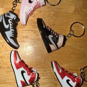 Mini Sneaker Keychains Set sets of 5